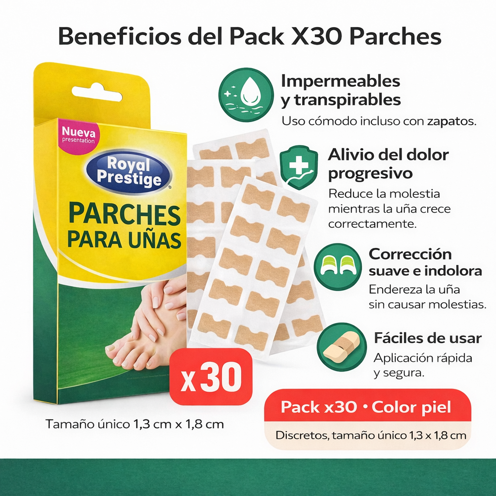 Parches para Uñas Royal Prestige 30 UND